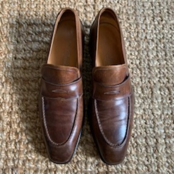 Stefano Branchini Men's Brown Leather Loafers - Picture 1 of 9